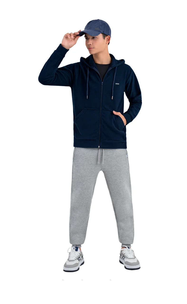 Jaqueta microsoft e calça jogger moletom