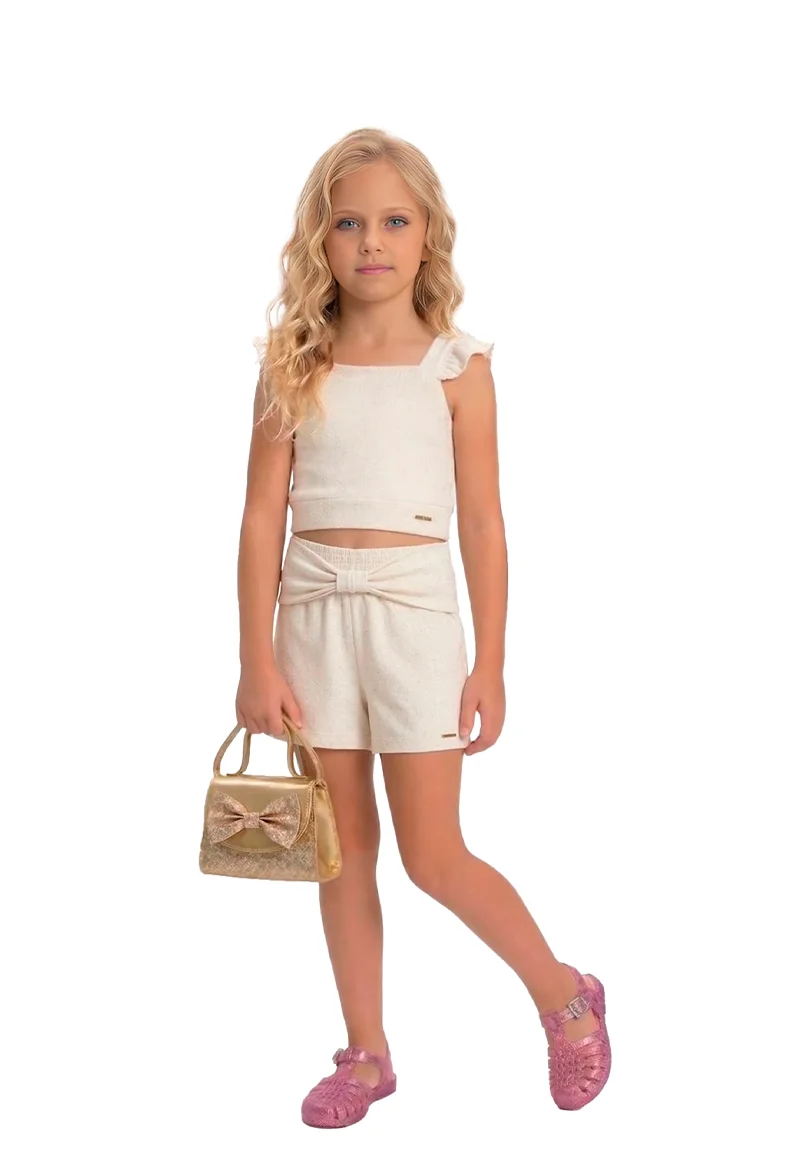 Conjunto malha viscose linho