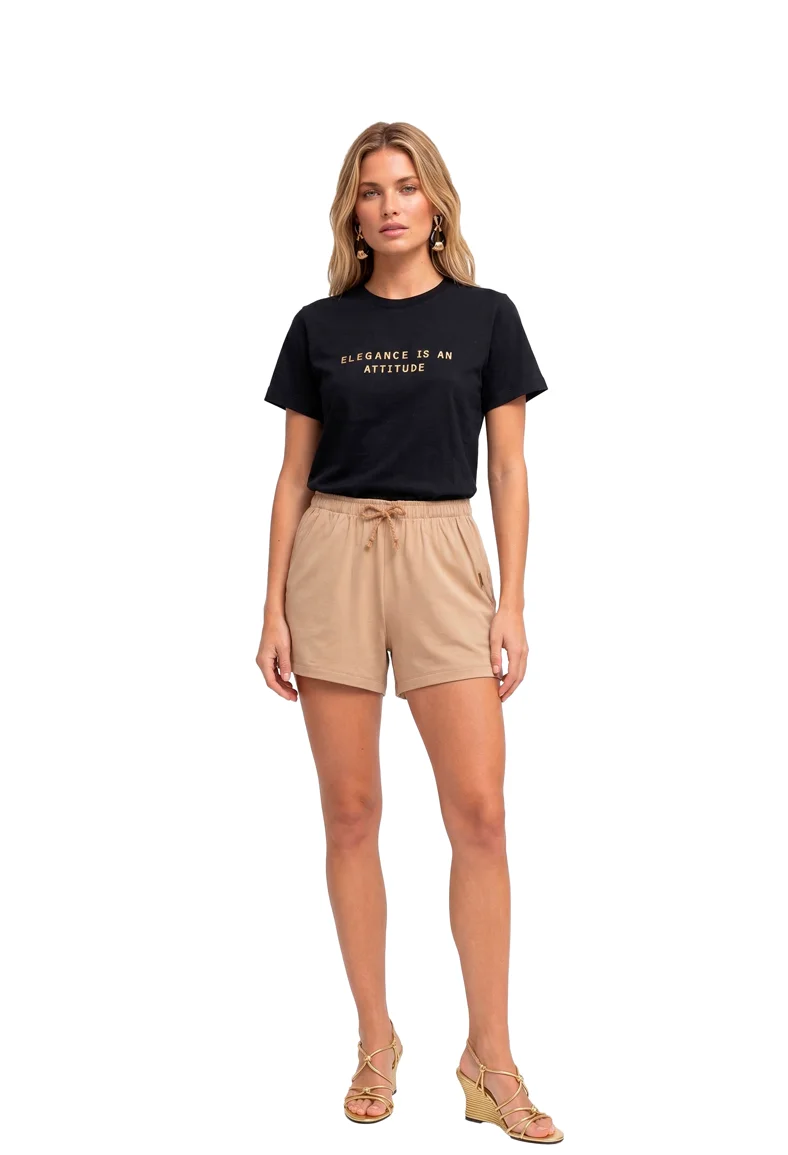 Blusinha e bermuda viscolycra