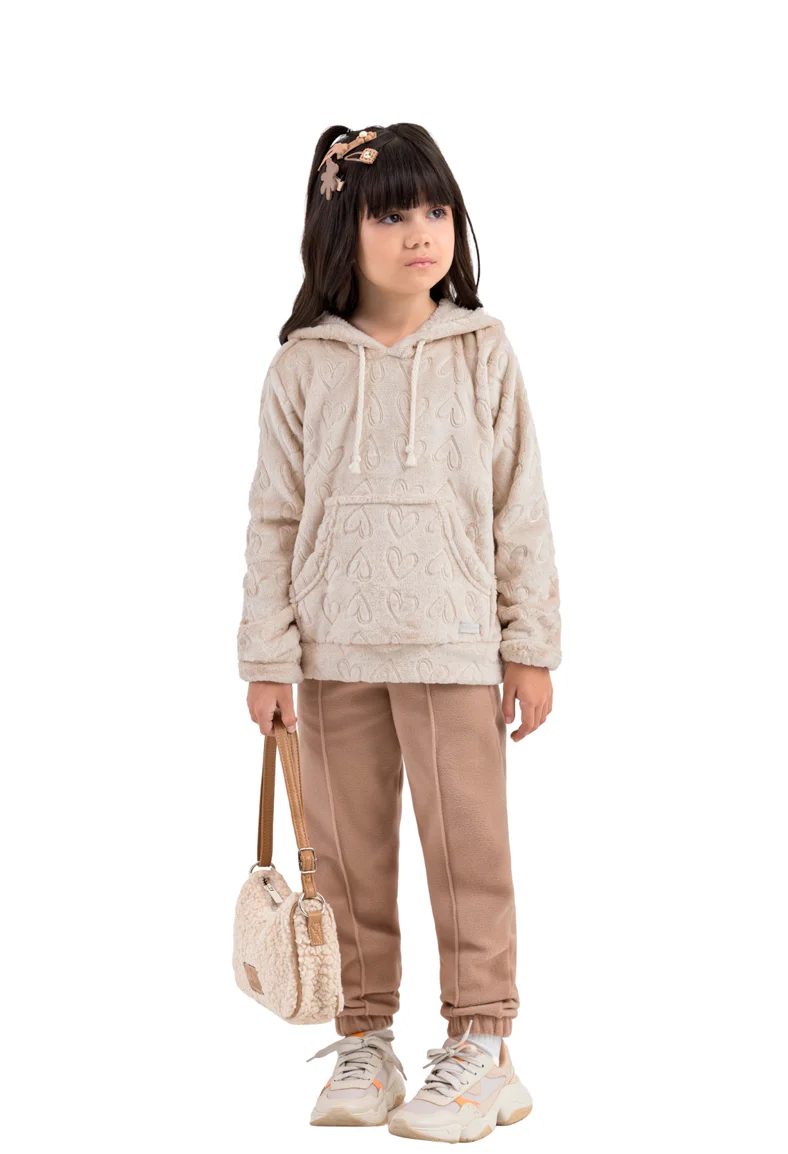 Blusa fleece 3D e calça jogger térmica
